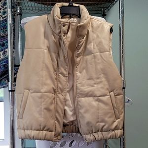 12th Tribe faux leather vest